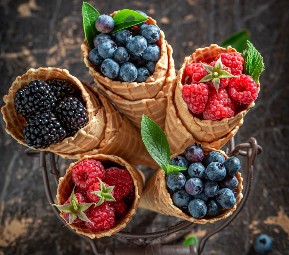 Glaces, Sorbets et Purée de fruits